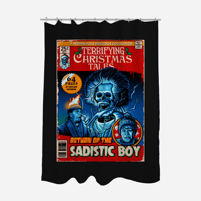 Terrifying Christmas Tales-None-Polyester-Shower Curtain-daobiwan