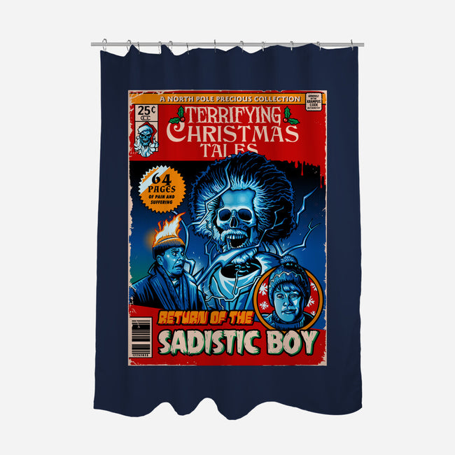 Terrifying Christmas Tales-None-Polyester-Shower Curtain-daobiwan