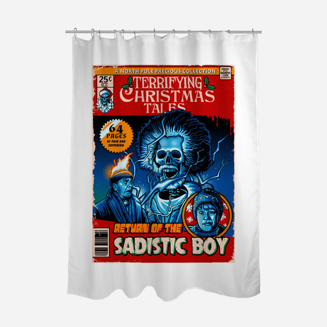 Terrifying Christmas Tales-None-Polyester-Shower Curtain-daobiwan