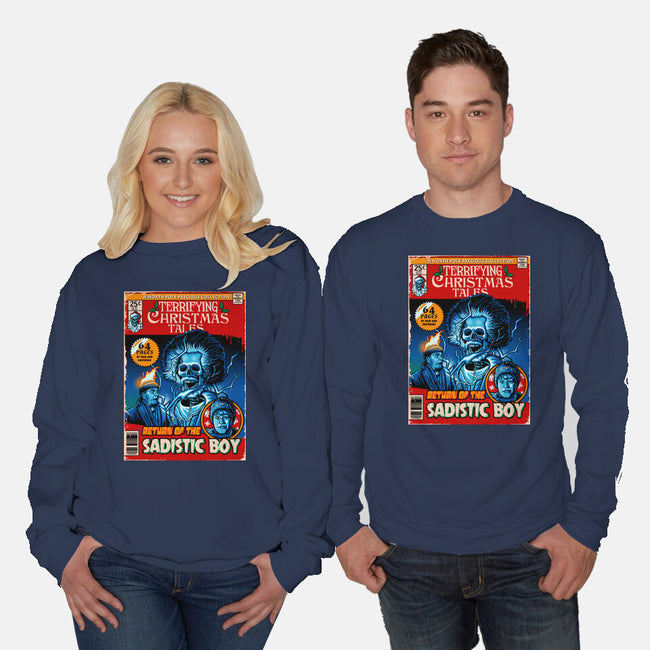 Terrifying Christmas Tales-Unisex-Crew Neck-Sweatshirt-daobiwan