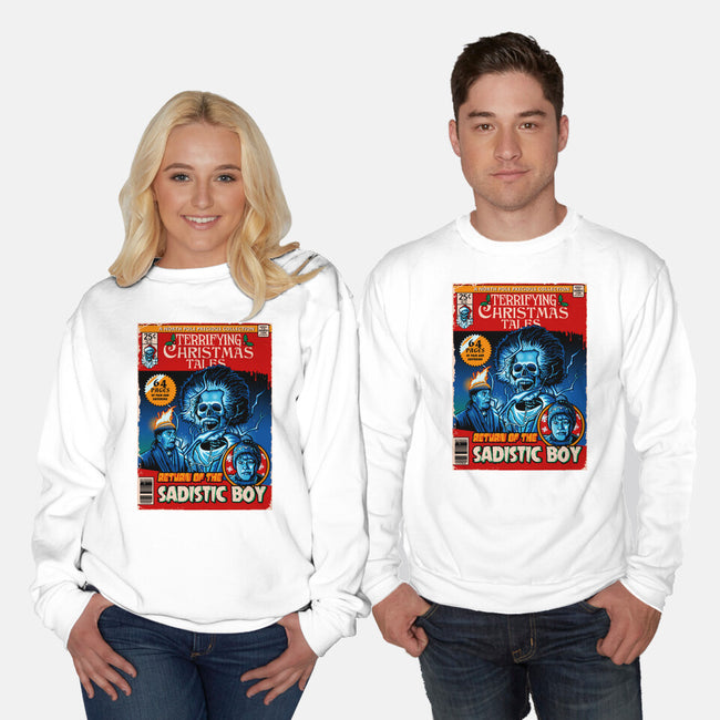 Terrifying Christmas Tales-Unisex-Crew Neck-Sweatshirt-daobiwan