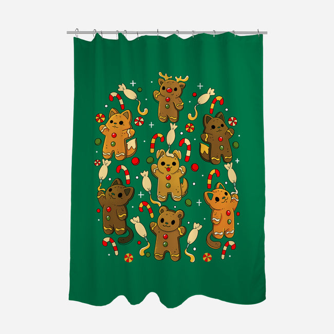 Ginger Animals-None-Polyester-Shower Curtain-Vallina84