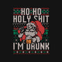 Ho Ho Holy Shit I'm Drunk-None-Basic Tote-Bag-eduely