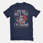 Ho Ho Holy Shit I'm Drunk-Youth-Basic-Tee-eduely