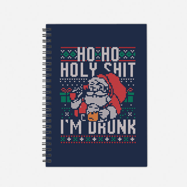 Ho Ho Holy Shit I'm Drunk-None-Dot Grid-Notebook-eduely