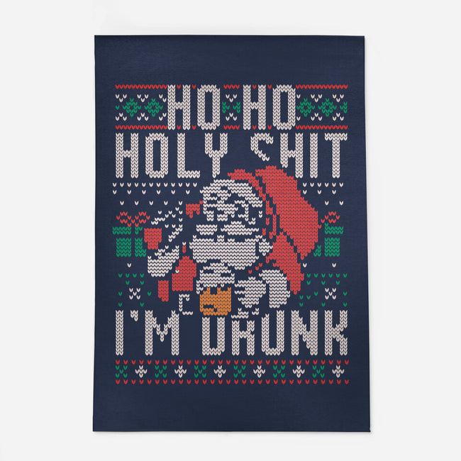 Ho Ho Holy Shit I'm Drunk-None-Indoor-Rug-eduely