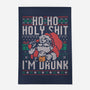 Ho Ho Holy Shit I'm Drunk-None-Indoor-Rug-eduely