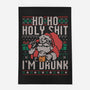 Ho Ho Holy Shit I'm Drunk-None-Outdoor-Rug-eduely