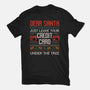Just Leave Your Credit Card-Mens-Basic-Tee-eduely