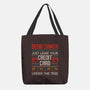 Just Leave Your Credit Card-None-Basic Tote-Bag-eduely