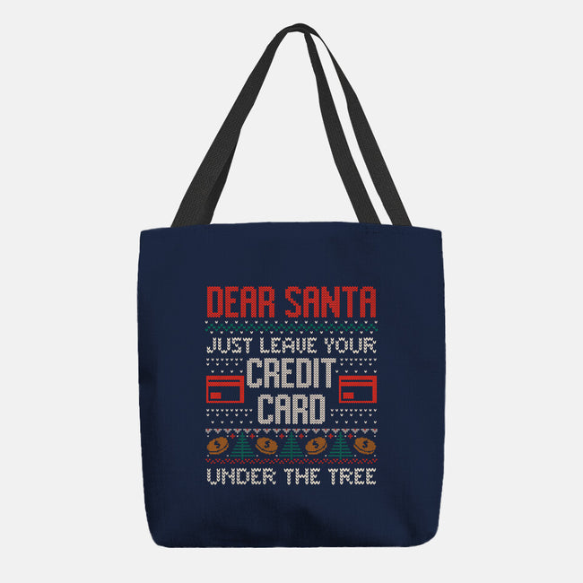 Just Leave Your Credit Card-None-Basic Tote-Bag-eduely