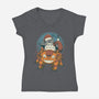 Christmas Spirits-Womens-V-Neck-Tee-rmatix