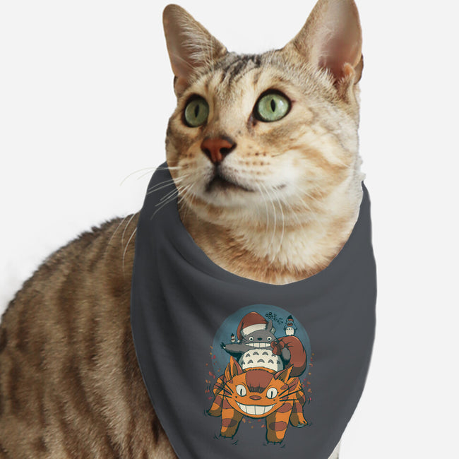 Christmas Spirits-Cat-Bandana-Pet Collar-rmatix