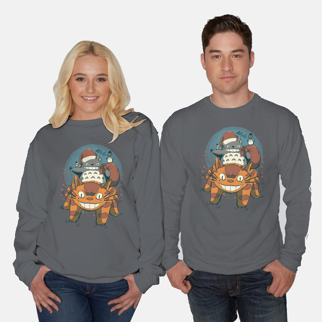 Christmas Spirits-Unisex-Crew Neck-Sweatshirt-rmatix