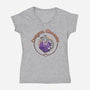 Dungeon Meowster-Womens-V-Neck-Tee-Kladenko