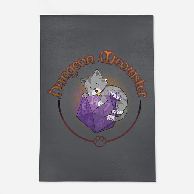 Dungeon Meowster-None-Outdoor-Rug-Kladenko