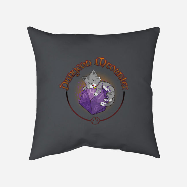 Dungeon Meowster-None-Non-Removable Cover w Insert-Throw Pillow-Kladenko