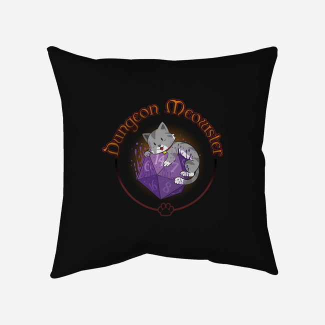 Dungeon Meowster-None-Removable Cover w Insert-Throw Pillow-Kladenko