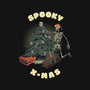 Spooky Xmas-Womens-Fitted-Tee-Claudia