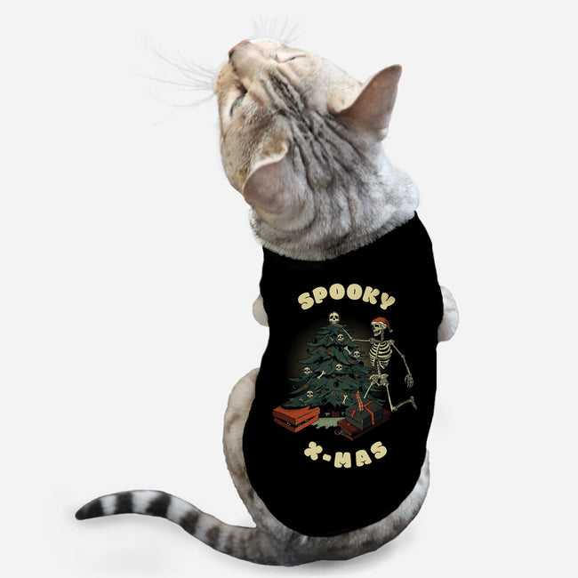 Spooky Xmas-Cat-Basic-Pet Tank-Claudia