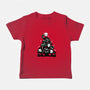 Creepy Christmas Tree-Baby-Basic-Tee-Vallina84