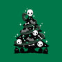 Creepy Christmas Tree-None-Polyester-Shower Curtain-Vallina84