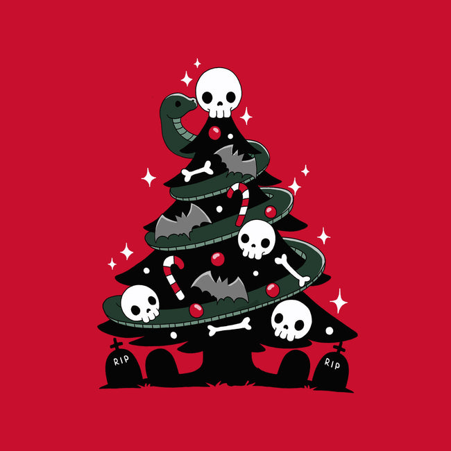 Creepy Christmas Tree-Youth-Basic-Tee-Vallina84