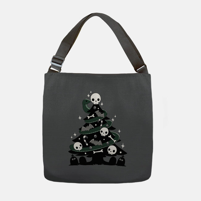 Creepy Christmas Tree-None-Adjustable Tote-Bag-Vallina84