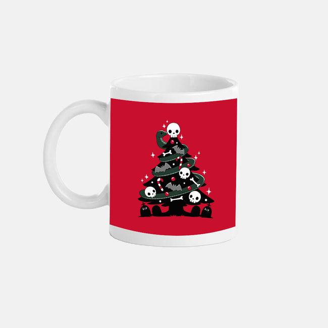 Creepy Christmas Tree-None-Mug-Drinkware-Vallina84