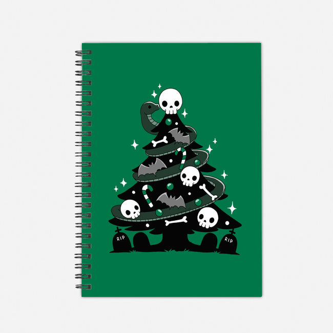 Creepy Christmas Tree-None-Dot Grid-Notebook-Vallina84