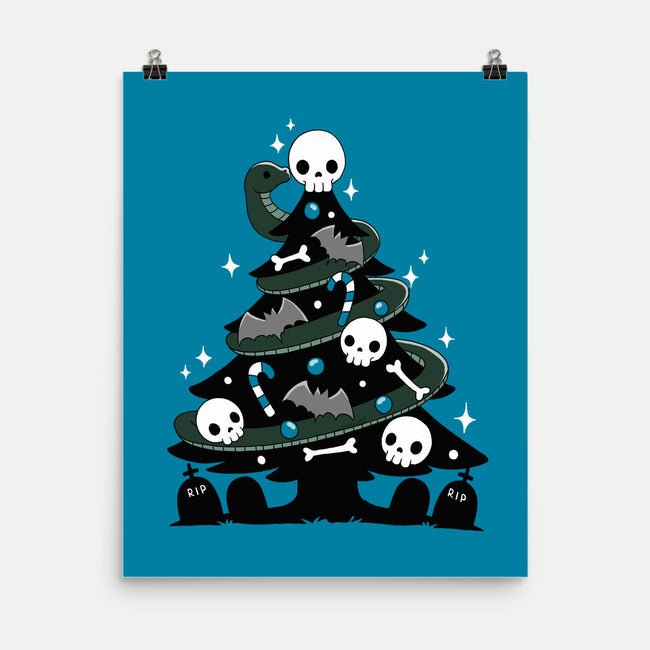 Creepy Christmas Tree-None-Matte-Poster-Vallina84