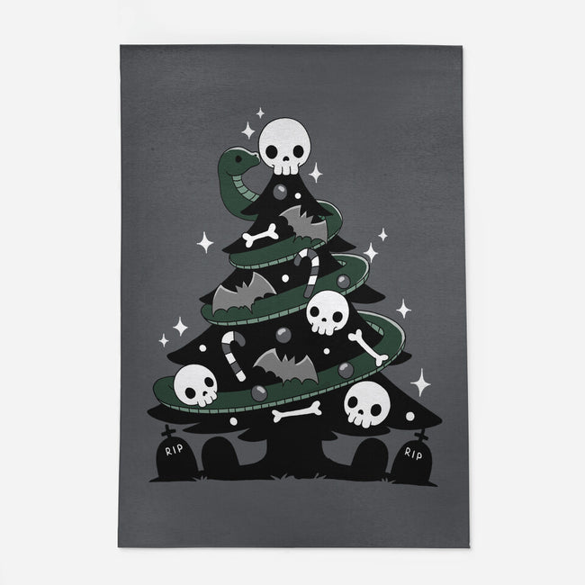 Creepy Christmas Tree-None-Outdoor-Rug-Vallina84