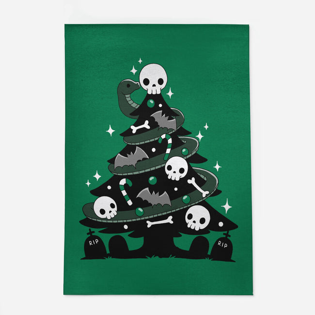 Creepy Christmas Tree-None-Outdoor-Rug-Vallina84