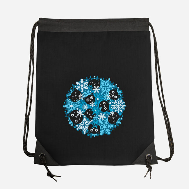 Winter Kittens-None-Drawstring-Bag-erion_designs