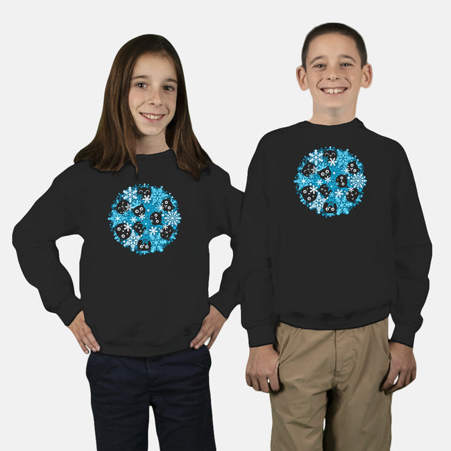 Winter Kittens-Youth-Crew Neck-Sweatshirt-erion_designs