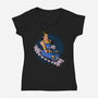 Emperor New Rollercoaster-Womens-V-Neck-Tee-Studio Mootant