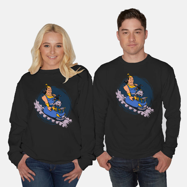 Emperor New Rollercoaster-Unisex-Crew Neck-Sweatshirt-Studio Mootant