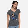 Emperor New Rollercoaster-Womens-V-Neck-Tee-Studio Mootant