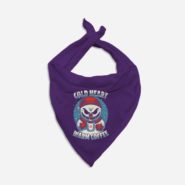 Snowman Evil Coffee-Dog-Bandana-Pet Collar-Studio Mootant