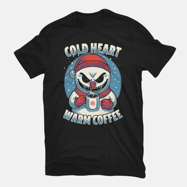 Snowman Evil Coffee-Mens-Heavyweight-Tee-Studio Mootant