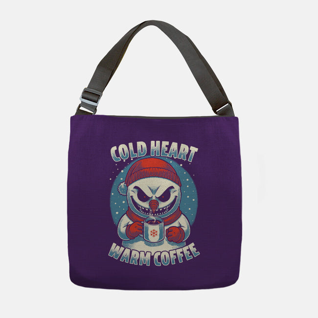 Snowman Evil Coffee-None-Adjustable Tote-Bag-Studio Mootant