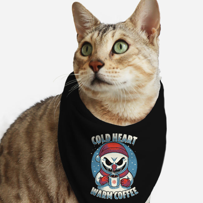 Snowman Evil Coffee-Cat-Bandana-Pet Collar-Studio Mootant