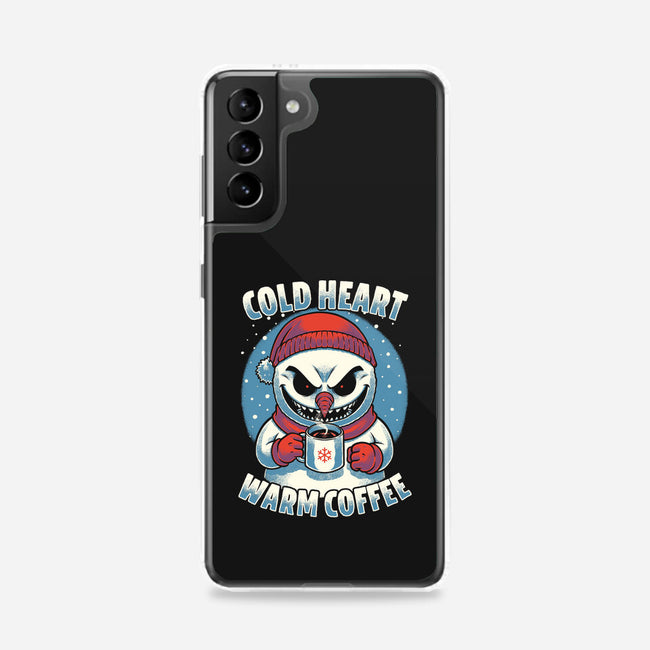 Snowman Evil Coffee-Samsung-Snap-Phone Case-Studio Mootant