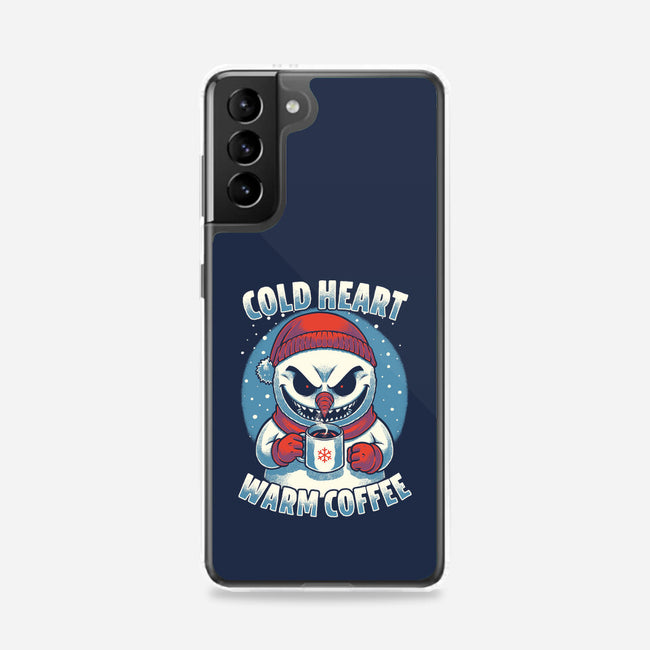 Snowman Evil Coffee-Samsung-Snap-Phone Case-Studio Mootant