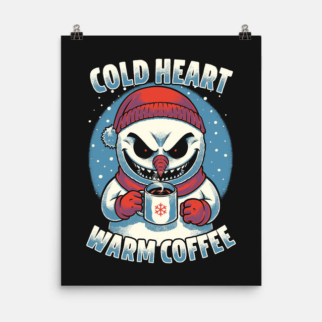 Snowman Evil Coffee-None-Matte-Poster-Studio Mootant