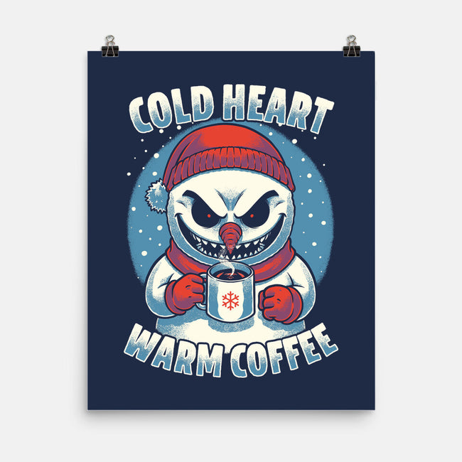 Snowman Evil Coffee-None-Matte-Poster-Studio Mootant