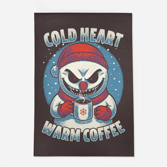 Snowman Evil Coffee-None-Outdoor-Rug-Studio Mootant