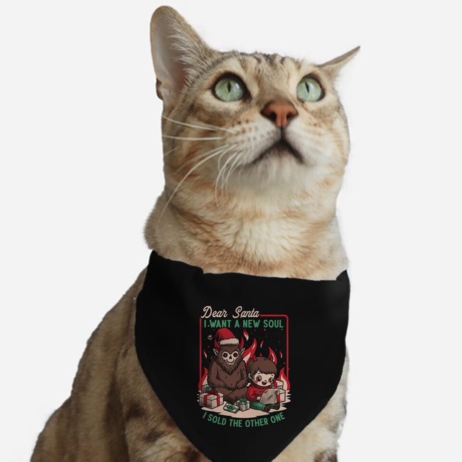 Christmas Demon Pact-Cat-Adjustable-Pet Collar-Studio Mootant