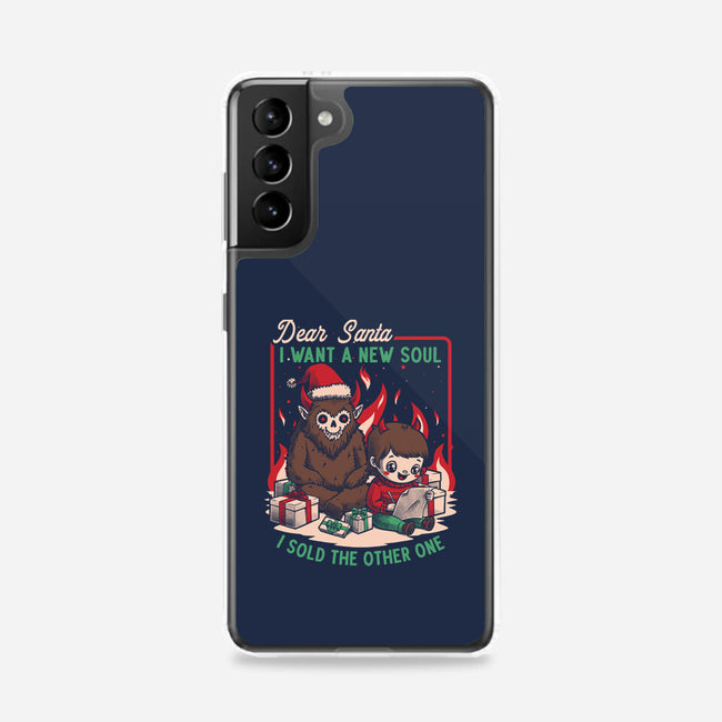 Christmas Demon Pact-Samsung-Snap-Phone Case-Studio Mootant