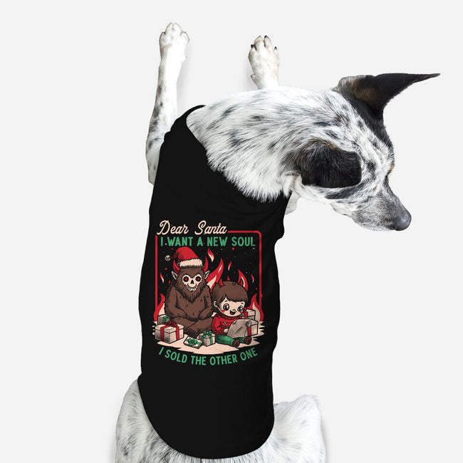 Christmas Demon Pact-Dog-Basic-Pet Tank-Studio Mootant